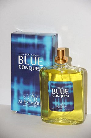 Perfume Masculino Alex Maro Blue Conquest EDT 100ml