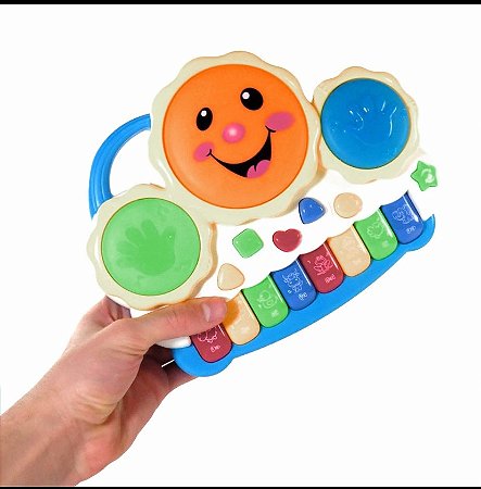 Brinquedo Pianinho Musical Educativos Piano Infantil com Som e