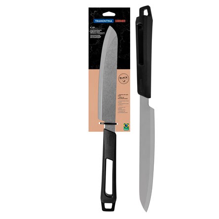 Faca Tramontina Trinchante 8 de Inox para Churrasco 40 cm Preta