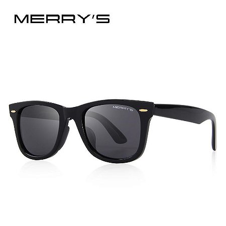 Óculos de Sol Masculino Merry's Men Clássico Retro Rebite G15 Polarizado