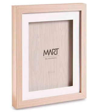 Porta Retrato em MDF Moldura Bege 20x25cm MART