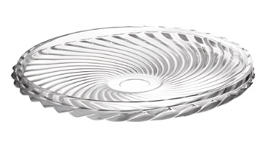 Centro de Mesa de Cristal Moglia Raso 31cm ETILUX