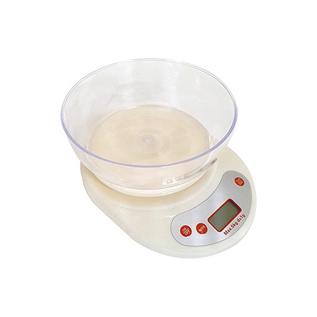 Balança de Cozinha Digital Branca 5kg ETILUX