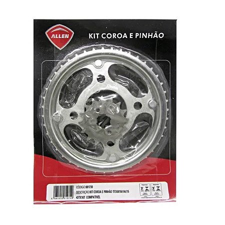 Kit Coroa Pinhão FAZER Moto Honda 150 ALLEN