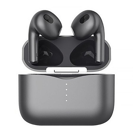 Fone de Ouvido Sem Fio IMILAB imiki T11 com Bluetooth e Microfone Cinza com Prata