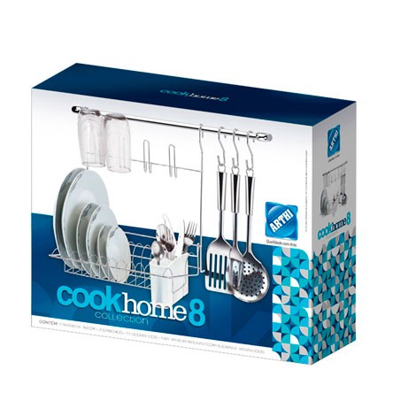 Conjunto Cook Home Collection 8 com 06 Peças ARTHI