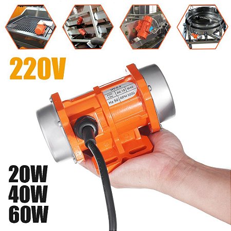 Motor de Vibração Velocidade Ajustável para Máquina de Alimentação Shotcrete Lavar Controlador de Velocidade