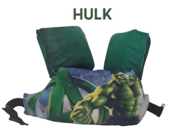Boia Colete Flutuante Infantil Personagens HULK - Tamanho Único