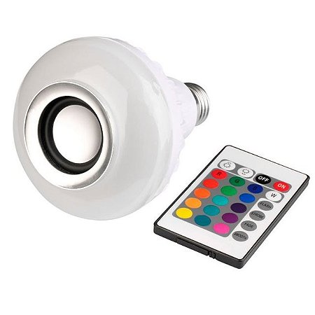 Lâmpada LED Music Bluetooth com Controle