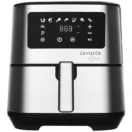 Fritadeira Elétrica Aiwa AW-FT22 1.700 watts 220V ~ 50 / 60 Hz Preto com Prata