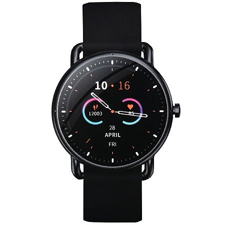 Relógio Smartwatch Aiwa Pro AWSR10N com Bluetooth Preto