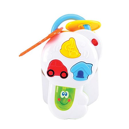Chaveiro Musical Baby Toys VMP Branco com Verde