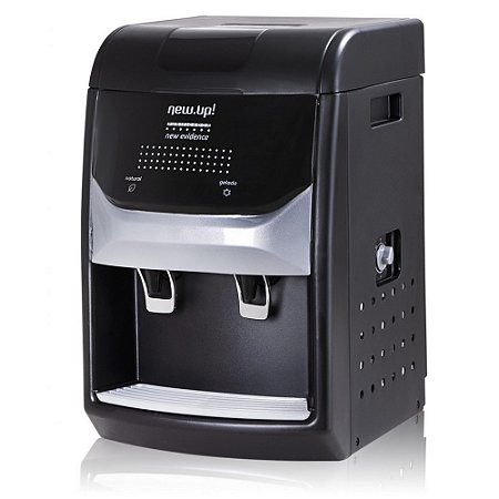 Purificador de Água New Up New Evidence Preto 127V com Compressor