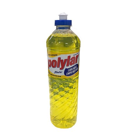 Sabão Líquido Lava Louças Neutro Polylar 500ml
