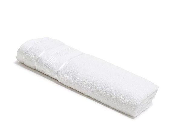 Toalha de Banho 70cm x 130cm Royal Knut 100% Algodão Branco SANTISTA
