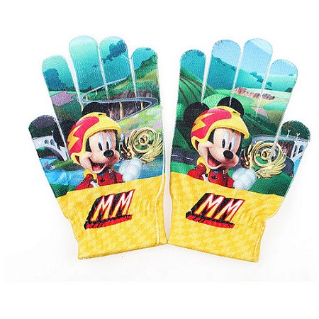 Luvas de Lã Infantil para Crianças Mickey Par Etihome