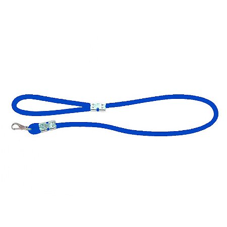 PET - Guia para Cachorro de Corda Roliça Grossa 1,0 metro 16mm Furacão Azul