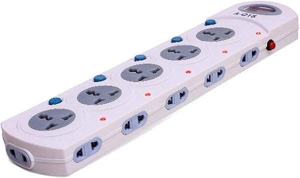 Fonte Régua Estabilizador Extensão com 16 Saídas Tomadas 3000W