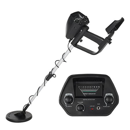 Detector de Metais Tesouro Ouro Subterrâneo Preto