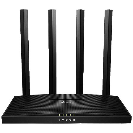 Roteador Wireless TP-LINK Archer C6 AC1200 V3.2 300Mbps em 2.4GHz + 867Mbps em 5GHz Preto