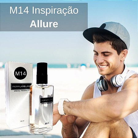 Perfume Contratipo Masculino M14 65 ml Inspirado em Allure