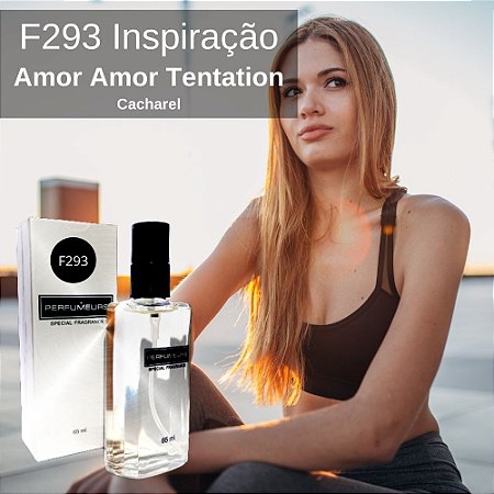 Perfume Contratipo Feminino F293 65ml Inspirado em Amor Amor Tentation Cacharel