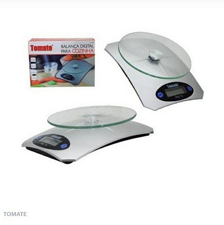 Balanca Digital de Alta precisão para Cozinha Capacidade 5Kg/5000g/11lbs Cinza