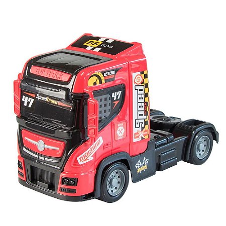 Caminhão Speed Truck 24 cm de Plástico BS TOYS  Vermelho