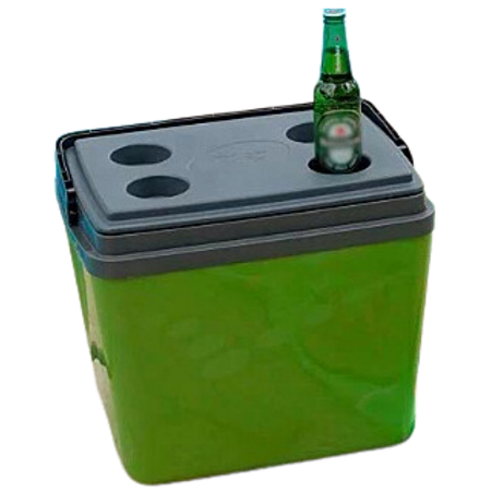 Caixa Térmica INVICTA Cooler Pop 34L com Alça Praia Verde
