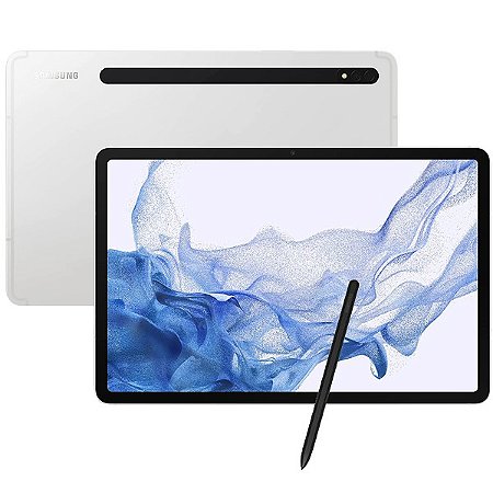 Tablet Samsung Galaxy Tab S8 + SM-X800 Wi-Fi 256GB de 12.4" 13 + 6MP / 12MP Prata