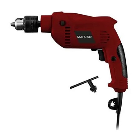 Furadeira Elétrica de Impacto MULTILASER 600 Watts 127 Volts 3,8'' Polegadas Vermelho