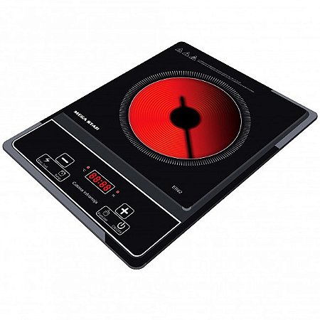 Fogareiro Infravermelho MEGA STAR ER620 2.000 Watts 220V Preto