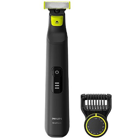 Barbeador PHILIPS OneBlade Pro QP6530/15 Recarregável Bivolt Preto com Verde