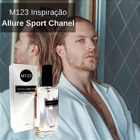Perfume Contratipo M123 65ml Inspirado em ALLURE SPORT