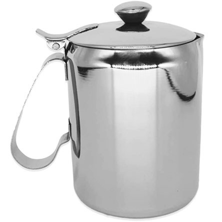 Leiteira de Inox com Tampa 600ml WELLMIX