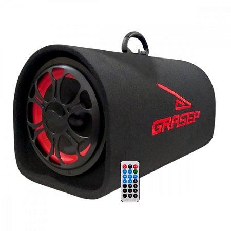 Caixa de Som D-BH2201 GRASEP Bluetooth 100W Preto