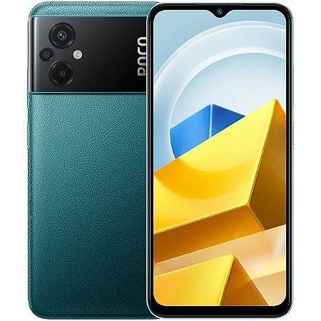 Smartphone Xiaomi POCO M5 Dual SIM de 128GB / 6GB RAM de 6.58" 50 + 2 + 2MP / 5MP Verde Global