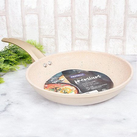 Panela Frigideira Revestimento Cerâmica 24 Cm Fratelli