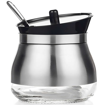 Açucareiro de Inox com Colher 08cm UNY GIFT