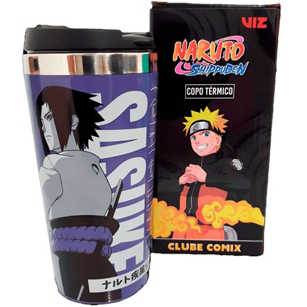 Copo Térmico de Inox Sasuke com 450ml COMIX