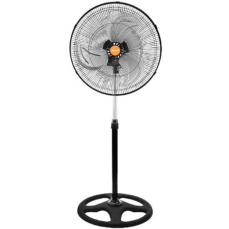 Ventilador MEGA STAR FAN1816A 18” 3 Pás 75 Watts 220V ~50/60 Hz Preto com Prata