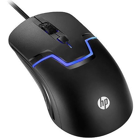 Games - Mouse Gaming HP M100S USB até 3.200 DPI Preto