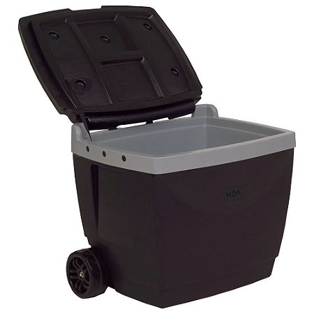 Caixa Térmica com Roda 42 Litros Preto MOR