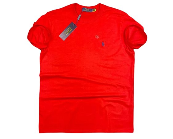 Camiseta Masculina RL Vermelho Vivo Básica