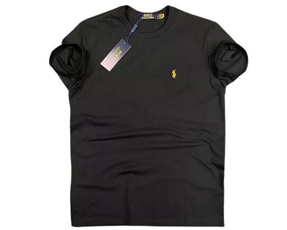 Camiseta Masculina RL Preto Básica