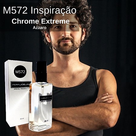 Perfume Contratipo Masculino M572 65 ml Inspirado em Azzaro Chrome Extreme