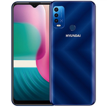 Smartphone Hyundai L681 Dual SIM de 128GB / 4GB RAM de 6.82" 13 + 2MP + QVGA / 8MP Azul