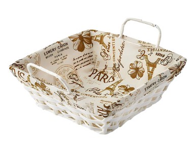 Cesta Quadrada Paris 23cm DOLCE HOME