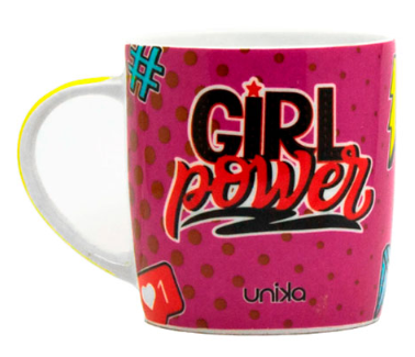 Caneca de Cerâmica Girl Power 390ml UNIKA