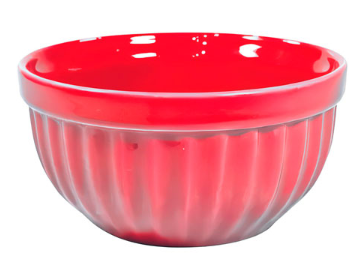 Bowl de Cerâmica Itália Vermelho 13x06cm 480ml CERÂMICA REGINA